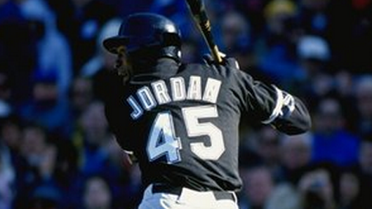 MLB FILE: Michael Jordan of the Chicago White Sox Arizona Fall