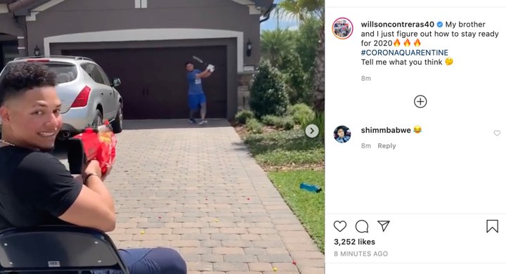 Willson Contreras and His Brother Are Staying Sharp in the Most Delightful  Way Possible (VIDEOS) - Bleacher Nation