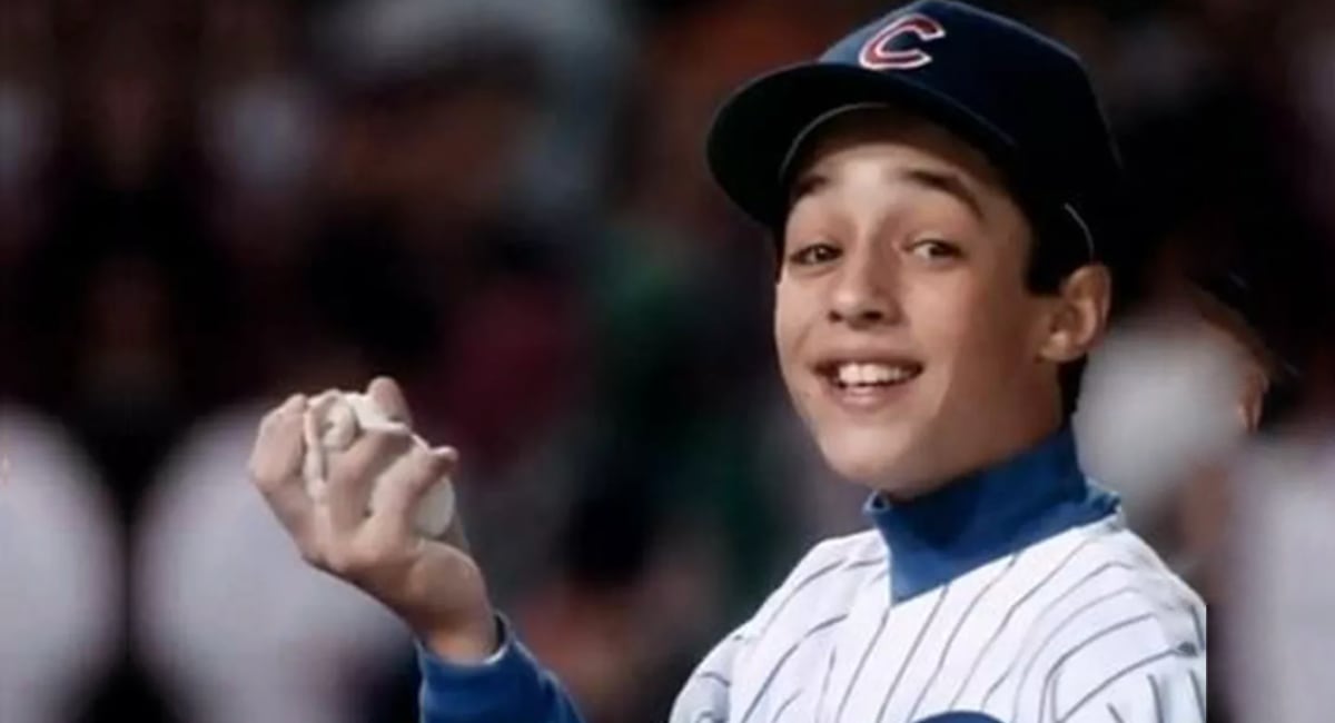 Henry Rowengartner of 'Rookie of the Year' threw out the first