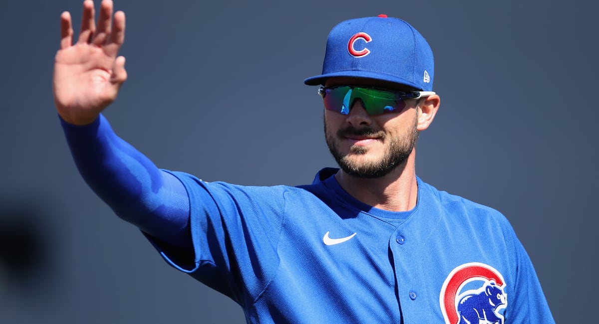 Kris Bryant of the Chicago Cubs, everyone. You'd think if you're on TV this  often you'd at least get a decent haircut : r/Justfuckmyshitup