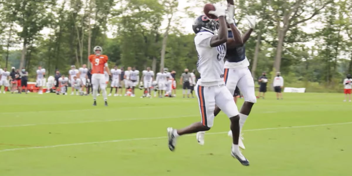 There's a Noticeable Trend in the Bears' Training Camp Highlight Videos