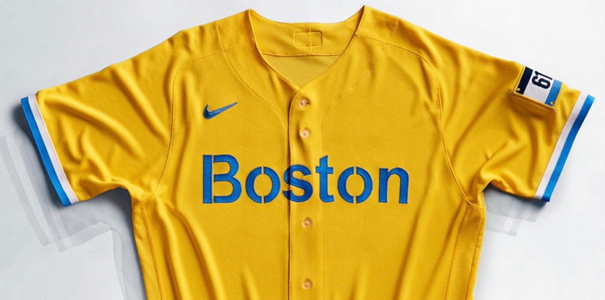 LOOK: Red Sox unveil yellow, Boston Marathon-inspired 'City Connect' jerseys  for 2021 season 