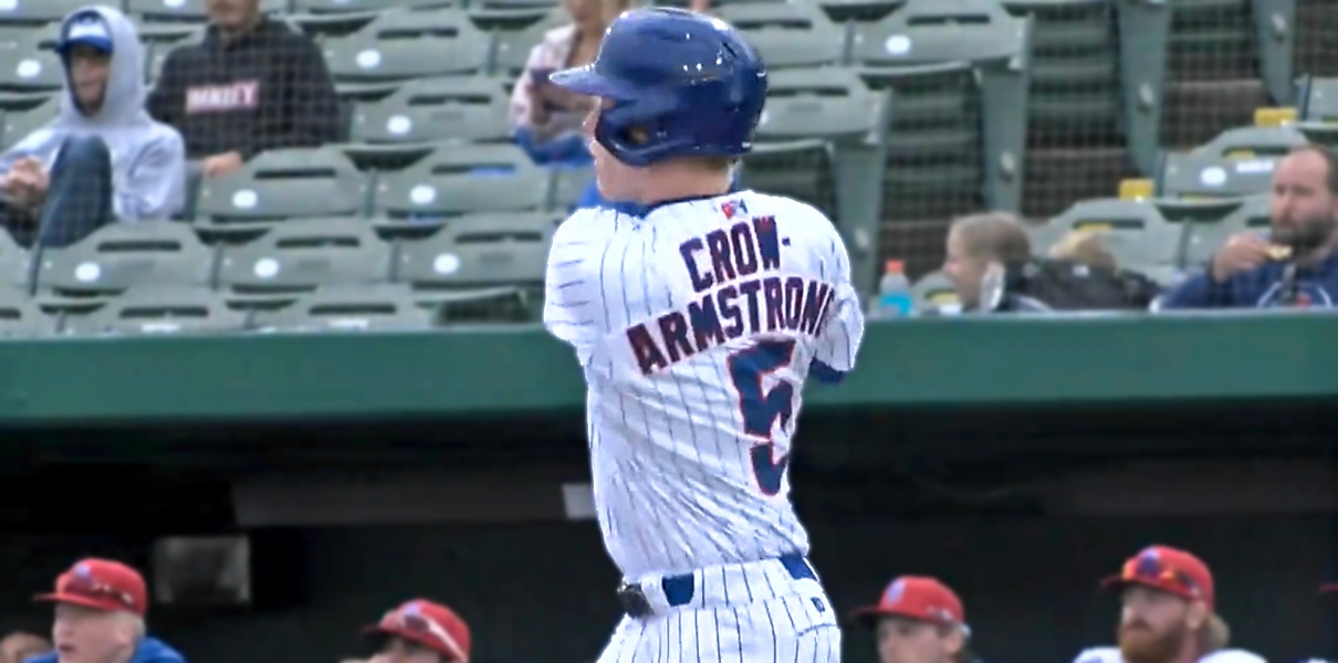 Myrtle Beach Pelicans on X: No April showers for PCA. The @Cubs have named  Pete Crow-Armstrong the Minor League Player of the Month after hitting .375  in April. #MBPelicans  / X