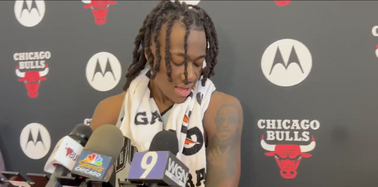 Chicago Bulls star Ayo Dosunmu explains his new tattoo #shorts