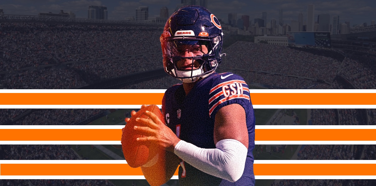 CHGO Bears Podcast Justin Fields  the Chicago Bears Top 5 BURNING  questions heading into 2023 Training Camp  CHGO