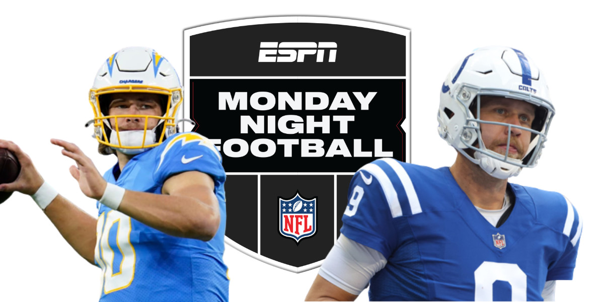 Monday Night Football: Chargers at Colts (7:15 CT) Lineups, Broadcast Info,  Game Thread, More - Bleacher Nation