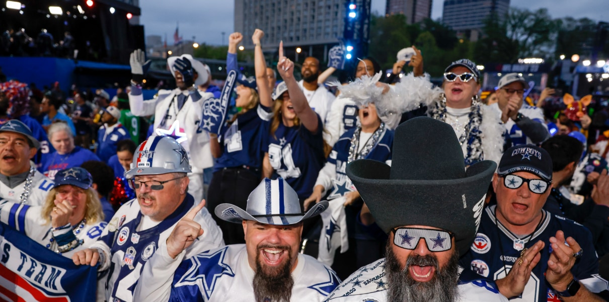 A look at the best-dressed fans at the NFL Draft Photos - Bally Sports