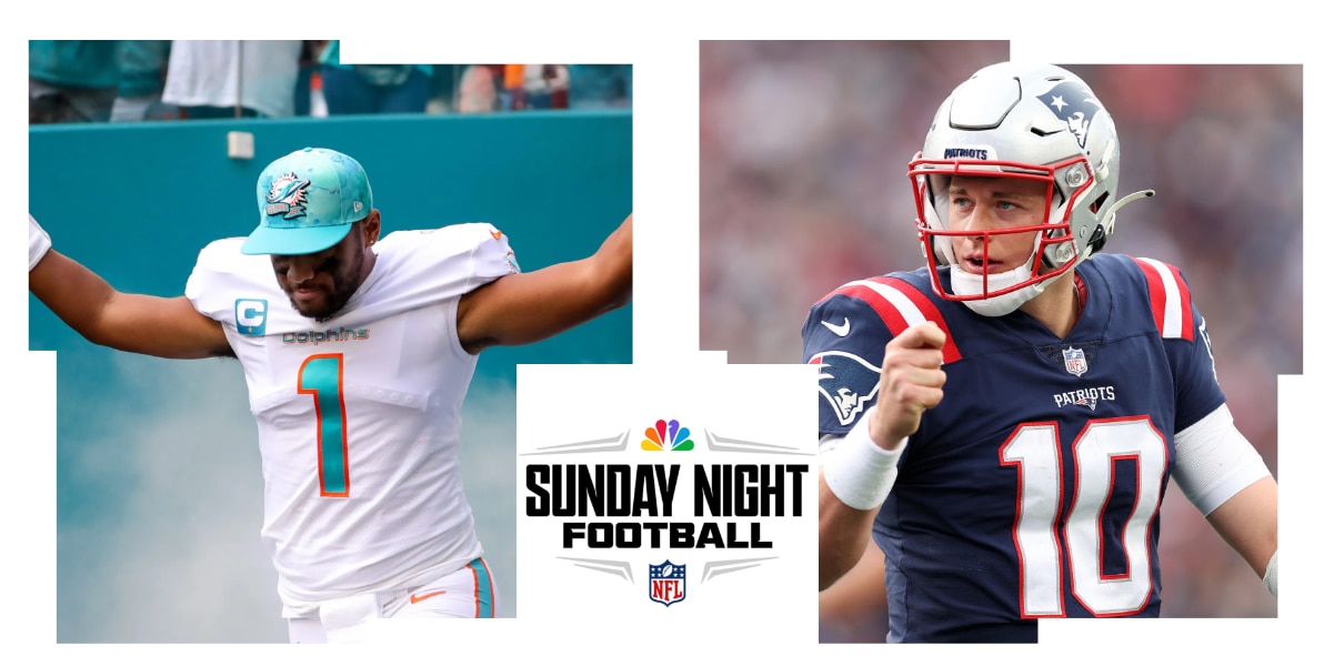 Sunday Night Football: Patriots vs. Dolphins – Lineups, Broadcast