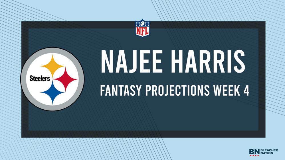 Najee Harris Fantasy Week 4: Projections vs. Texans, Points and Stats,  Start or Sit - Bleacher Nation