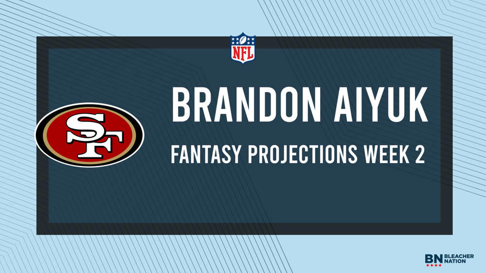 Brandon Aiyuk Fantasy Week 2: Projections vs. Rams, Points and