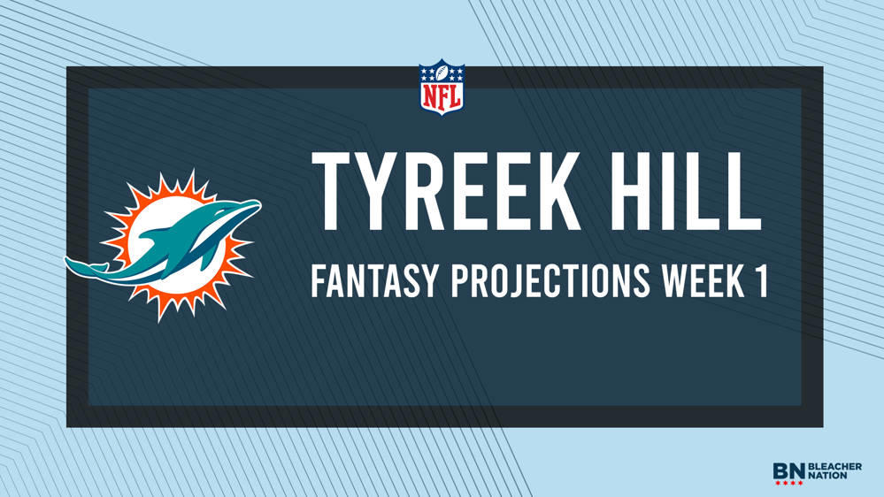 Tyreek Hill Fantasy Week 1: Projections vs. Chargers, Points and Stats, Start or Sit - Bleacher