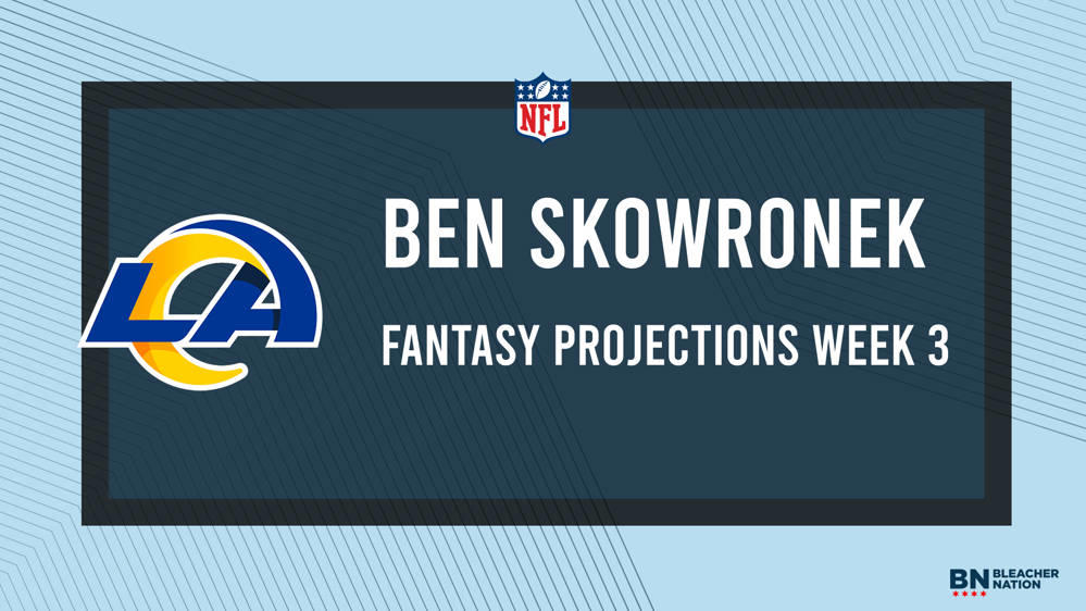 Ben Skowronek Fantasy Week 3: Projections vs. Bengals, Points and Stats,  Start or Sit - Bleacher Nation