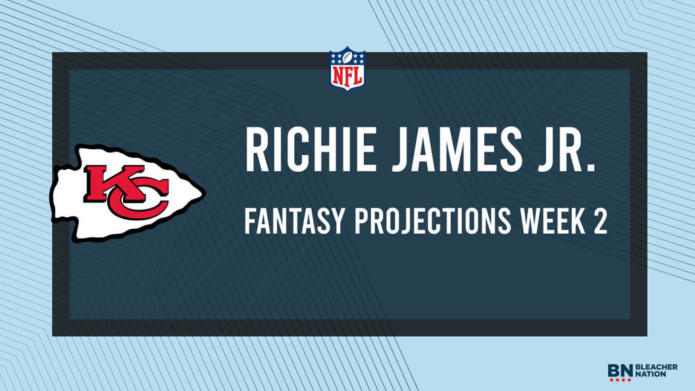 Richie James Jr. Fantasy Week 2: Projections vs. Jaguars, Points and Stats,  Start or Sit - Bleacher Nation