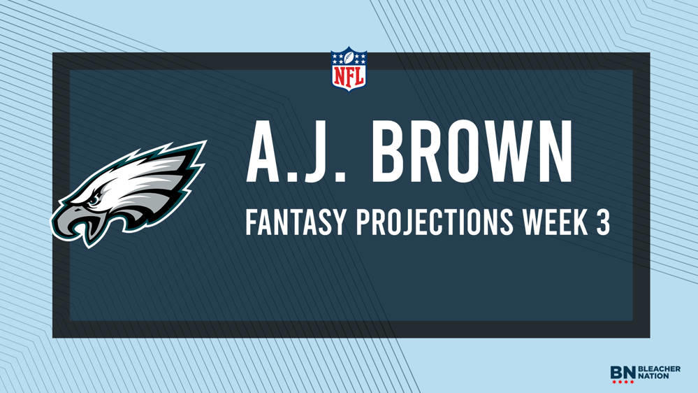 A.J. Brown Fantasy Week 3: Projections vs. Buccaneers, Points and Stats,  Start or Sit - Bleacher Nation