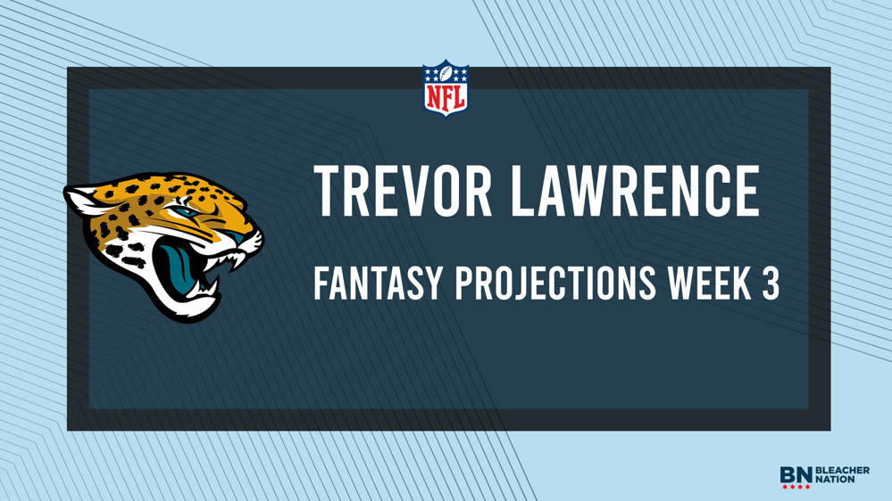 Trevor Lawrence Fantasy Week 3: Projections vs. Texans, Points and Stats,  Start or Sit - Bleacher Nation