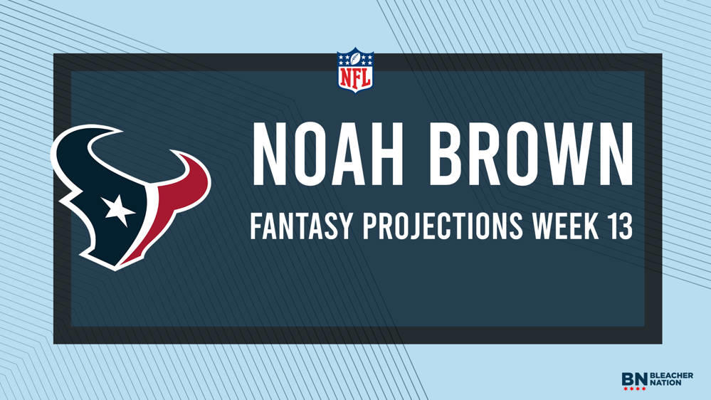 Noah Brown Fantasy Week 13 Projections vs. Broncos, Points and Stats