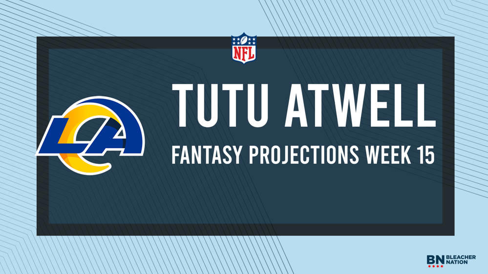 Tutu Atwell Fantasy Week 15 Projections vs. Commanders, Points and