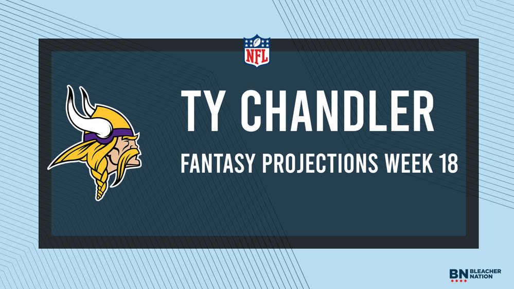 Ty Chandler Fantasy Week 18 Projections vs. Lions, Points and Stats