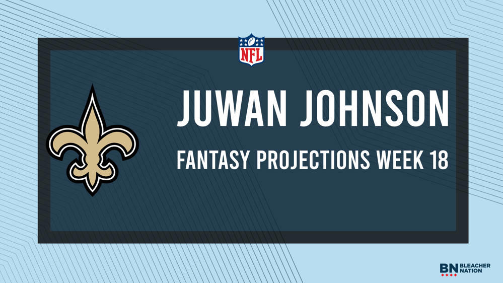 Juwan Johnson Fantasy Week 18 Projections vs. Falcons, Points and